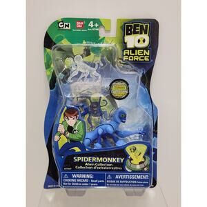 Ben 10 Alien Force SPIDERMONKEY Alien Collection W/Mini Figure 2009 Bandai 27447